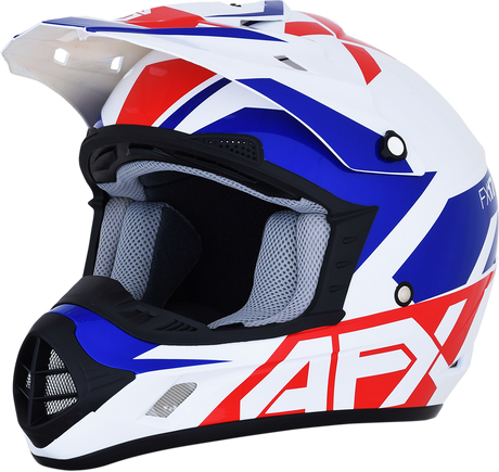 AFX FX-17 Helmet - Aced - Red/White/Blue - 2XL 0110-6483