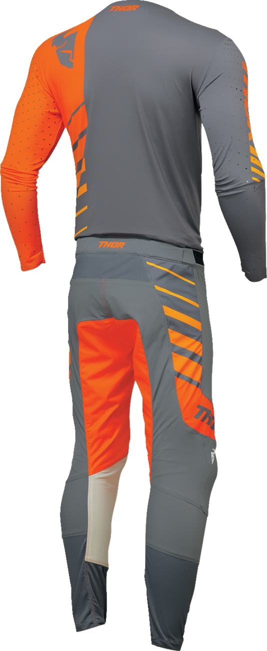 THOR Prime Analog Jersey - Charcoal/Orange - Large 2910-7691