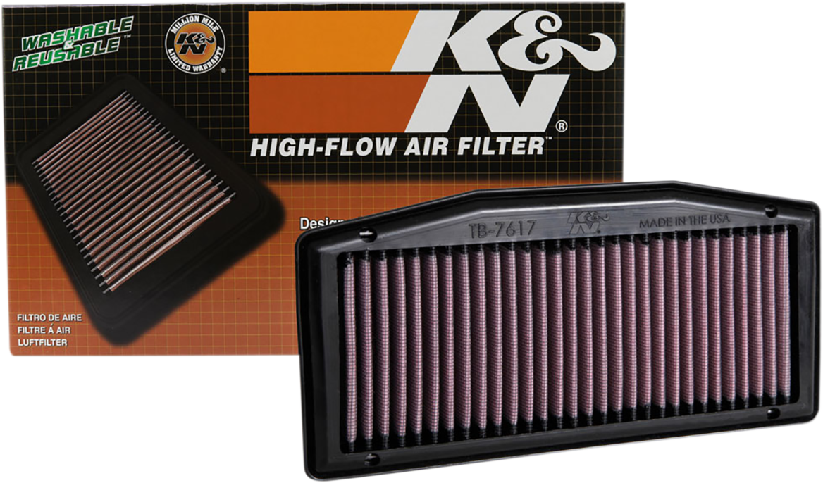 Filtro de aire K &amp; N - Triumph Street Triple 2018-2020 TB-7617 