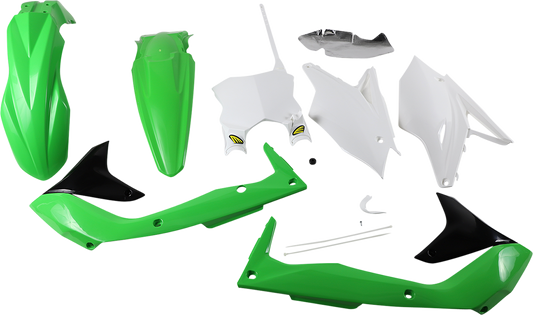 Kit de carrocería de plástico CYCRA - OE verde/blanco/negro 9418-00 