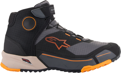 Zapatos ALPINESTARS CR-X Drystar - Negro/Marrón/Naranja - US 11.5 26118201284-115 