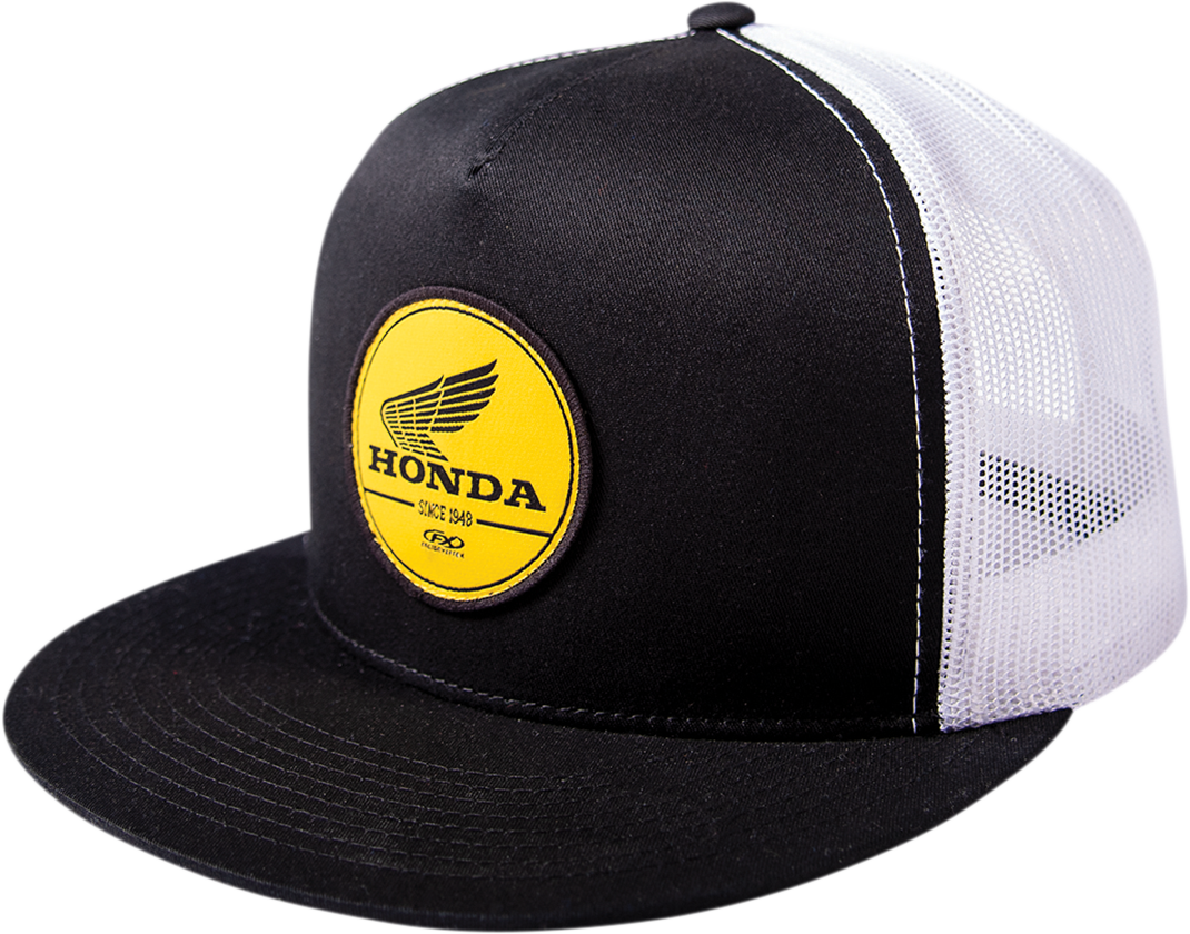 FACTORY EFFEX Honda Bold Snapback Hat - Black/White 24-86302