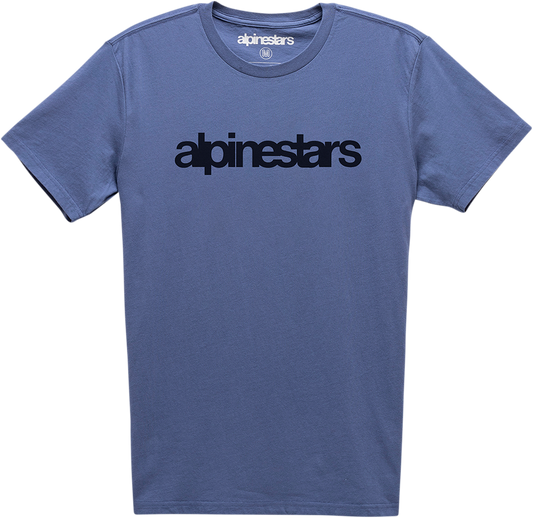 ALPINESTARS Heritage Word T-Shirt - Blue - Large 12107300672L