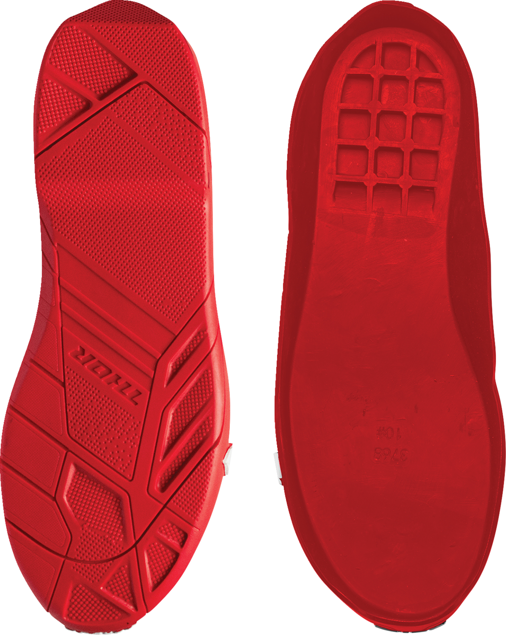 THOR Radial Boots Replacement Outsoles - Red - Size 7-8 3430-0997