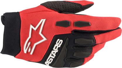 Guantes ALPINESTARS Full Bore - Rojo brillante/Negro - Medianos 3563622-3031-M