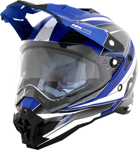 AFX FX-41 Helmet - Range - Matte Blue - Large 0140-0073