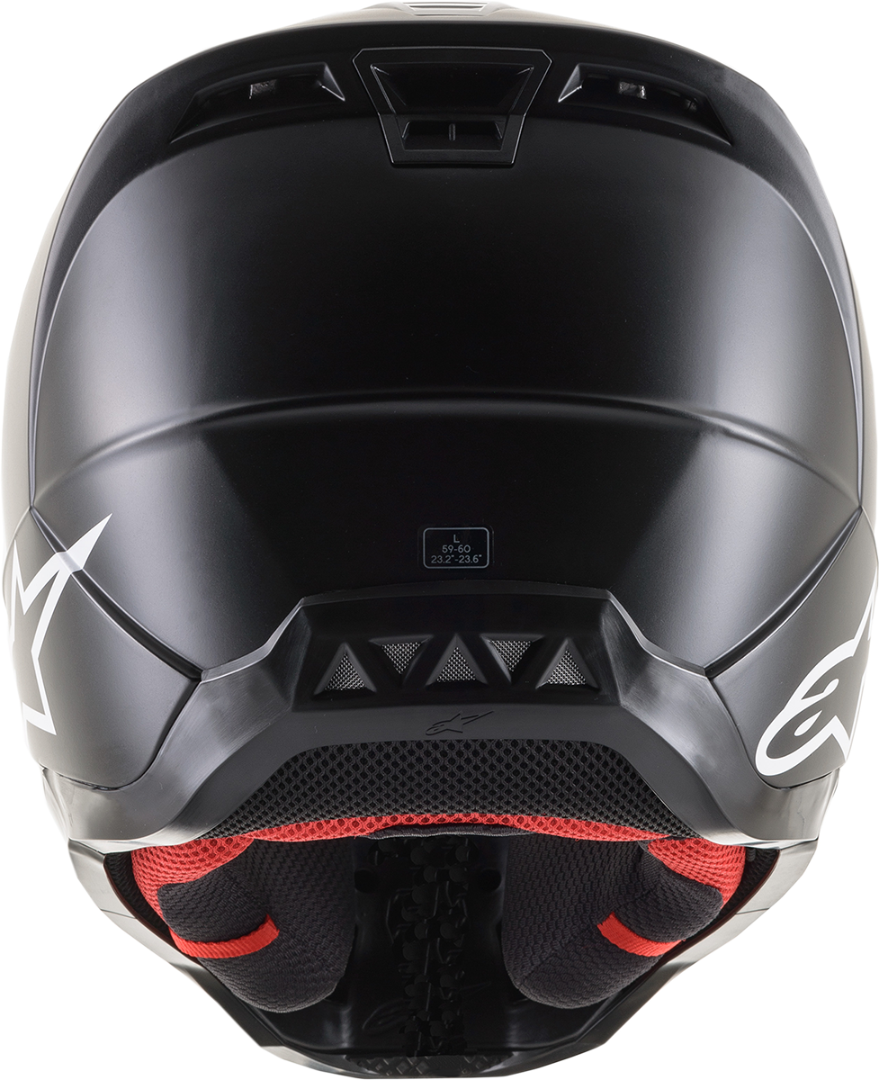 Casco ALPINESTARS SM5 - Sólido - Negro mate - Pequeño 8303121-110-SM