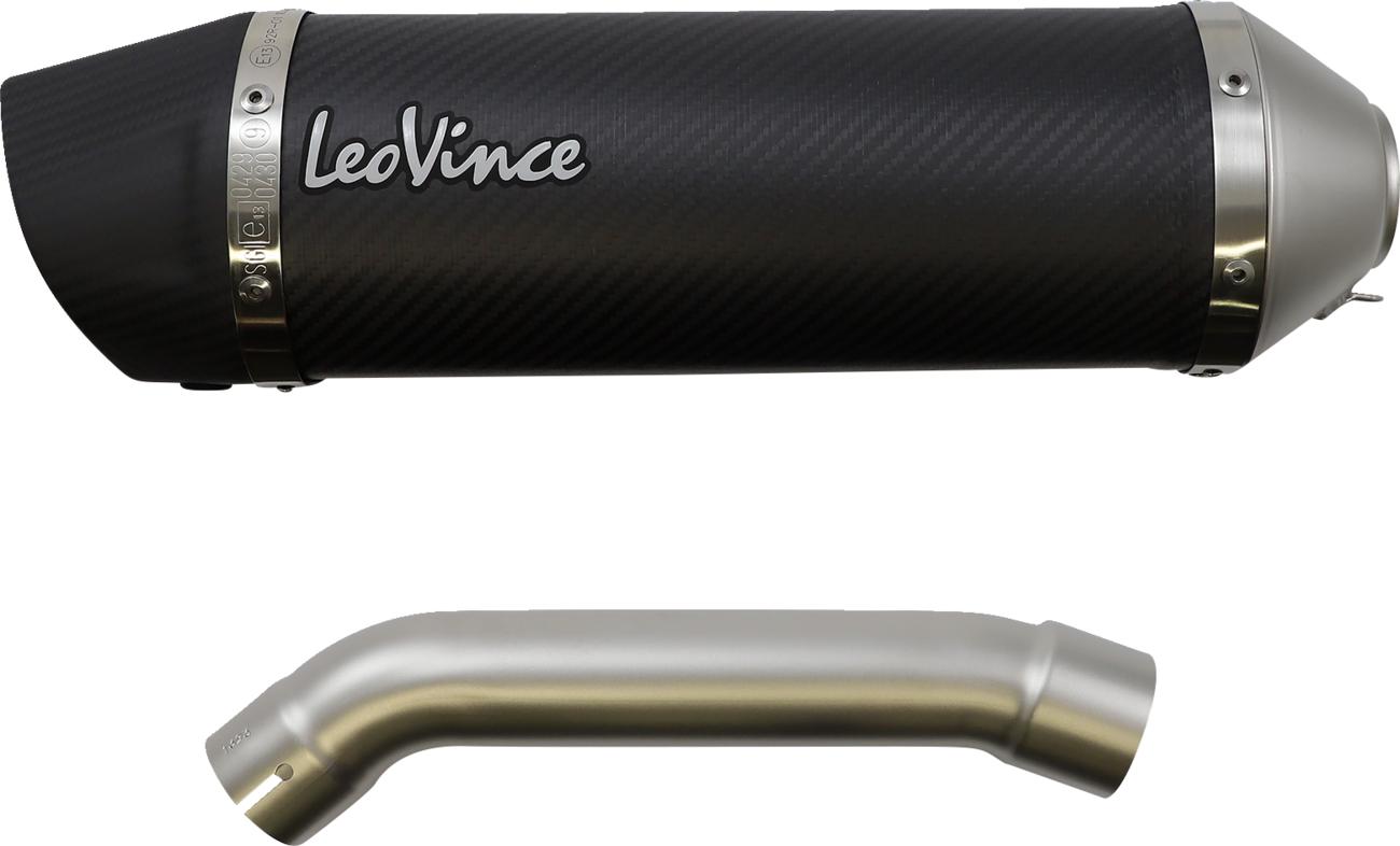 LEOVINCE LV One EVO Slip-On Muffler - Carbon Fiber 14394E