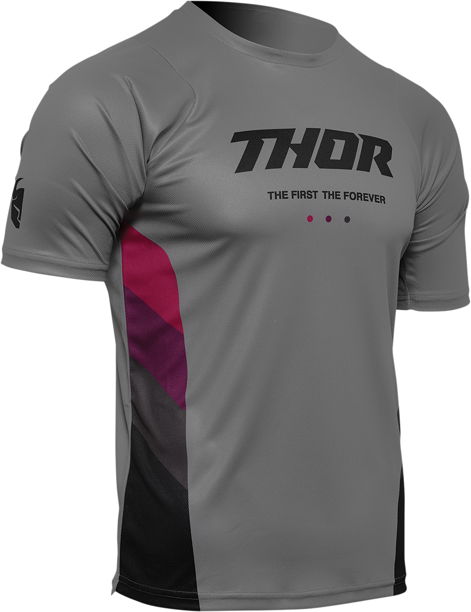 THOR Assist React Jersey - Gray/Purple - Medium 5120-0176