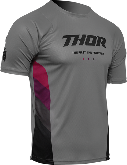 THOR Assist React Jersey - Gray/Purple - Large 5120-0177