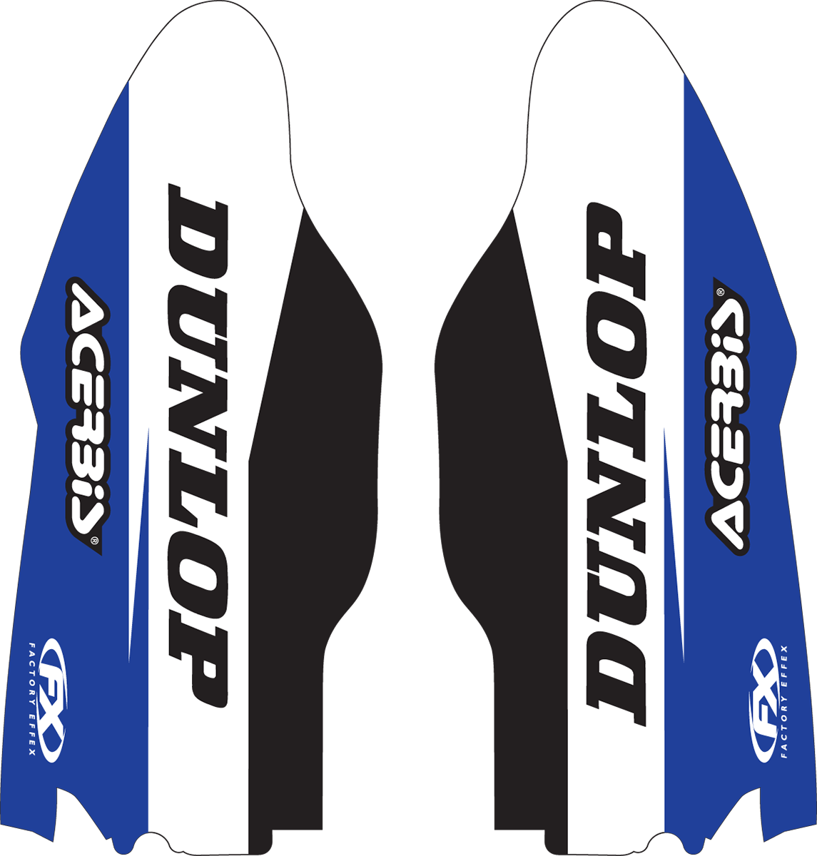 FACTORY EFFEX Fork Guard Graphic - YZ 17-40270