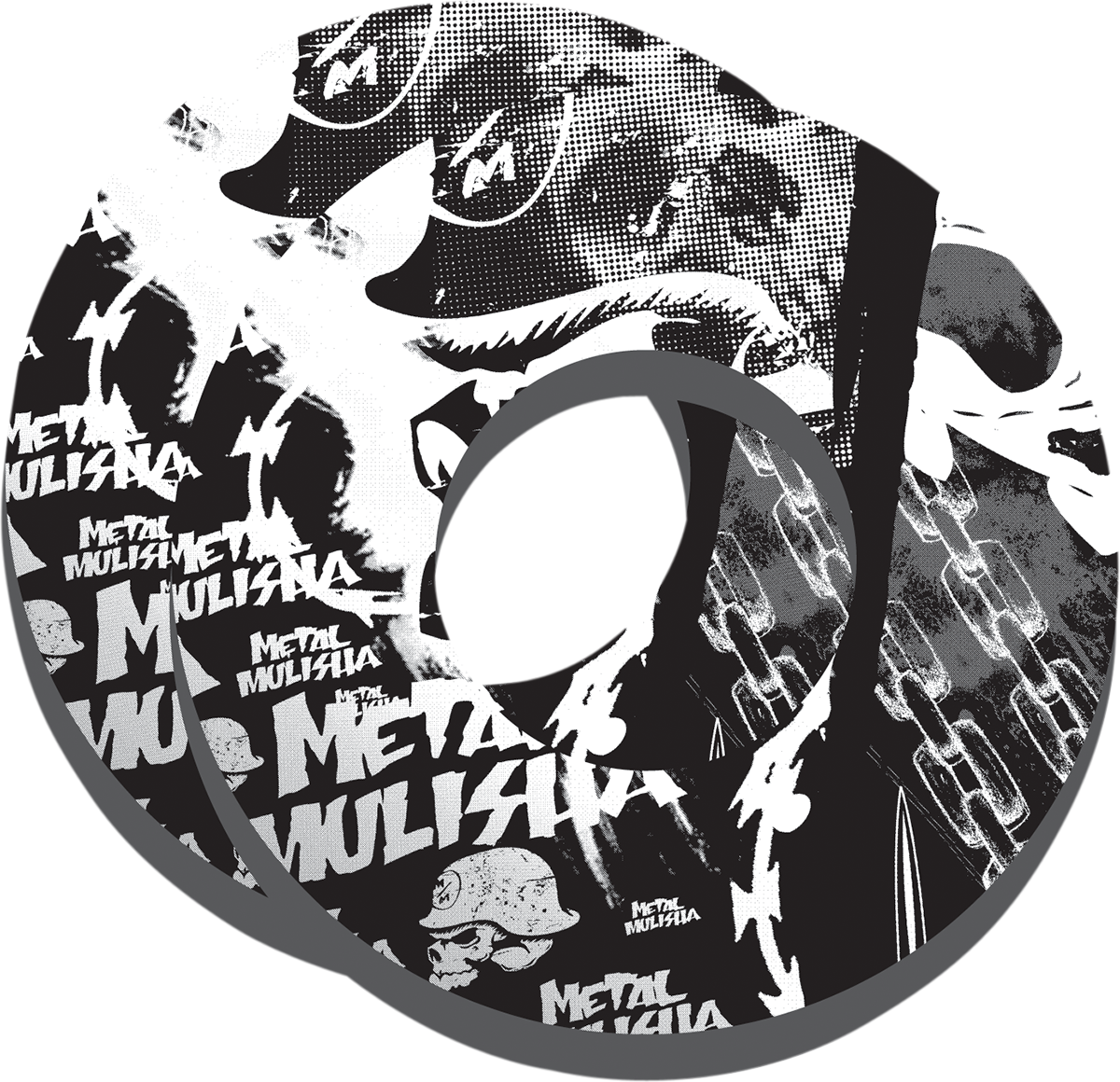 FACTORY EFFEX Grip Donuts - Metal Mulisha White/Black 14-67950