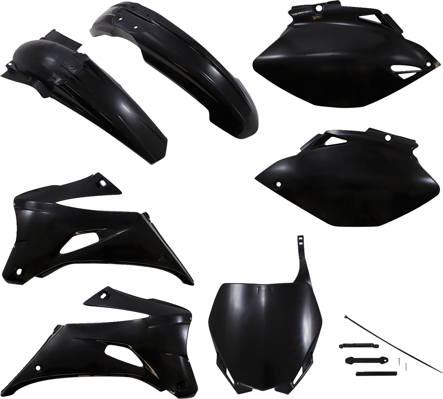 Kit de carrocería CYCRA - Flujo de potencia - Negro YZ250/450F 2006-2009 1CYC-9305-12 