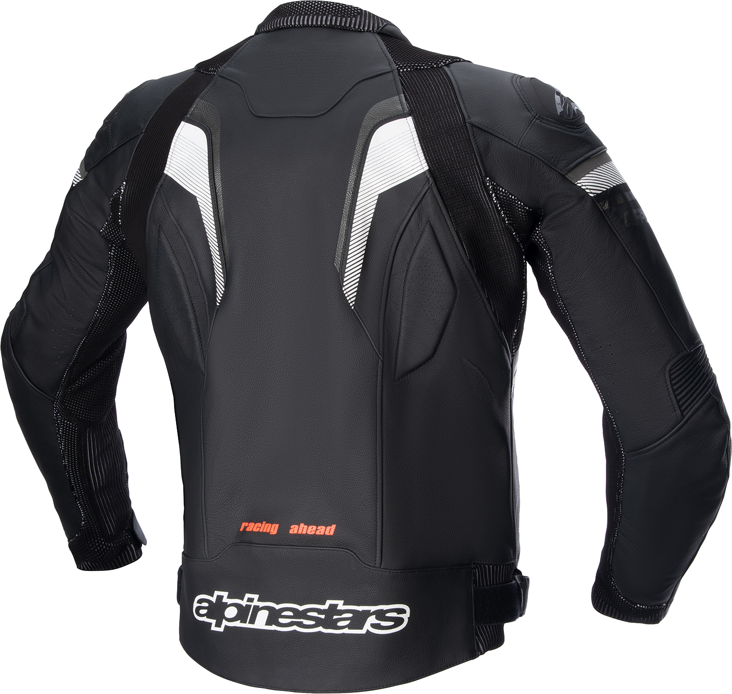 ALPINESTARS GP Plus R v3 Rideknit Leather Jacket - Black/White - US 44 / EU 54 31003211254