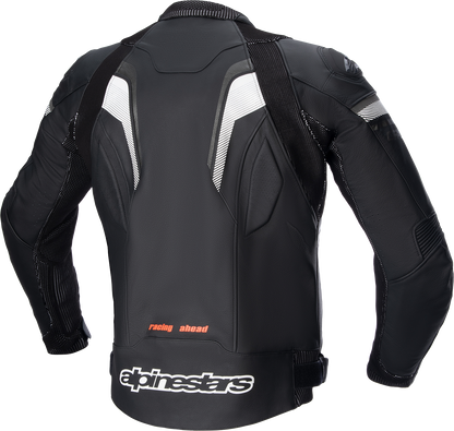 ALPINESTARS GP Plus R v3 Rideknit Leather Jacket - Black/White - US 50 / EU 60 31003211260