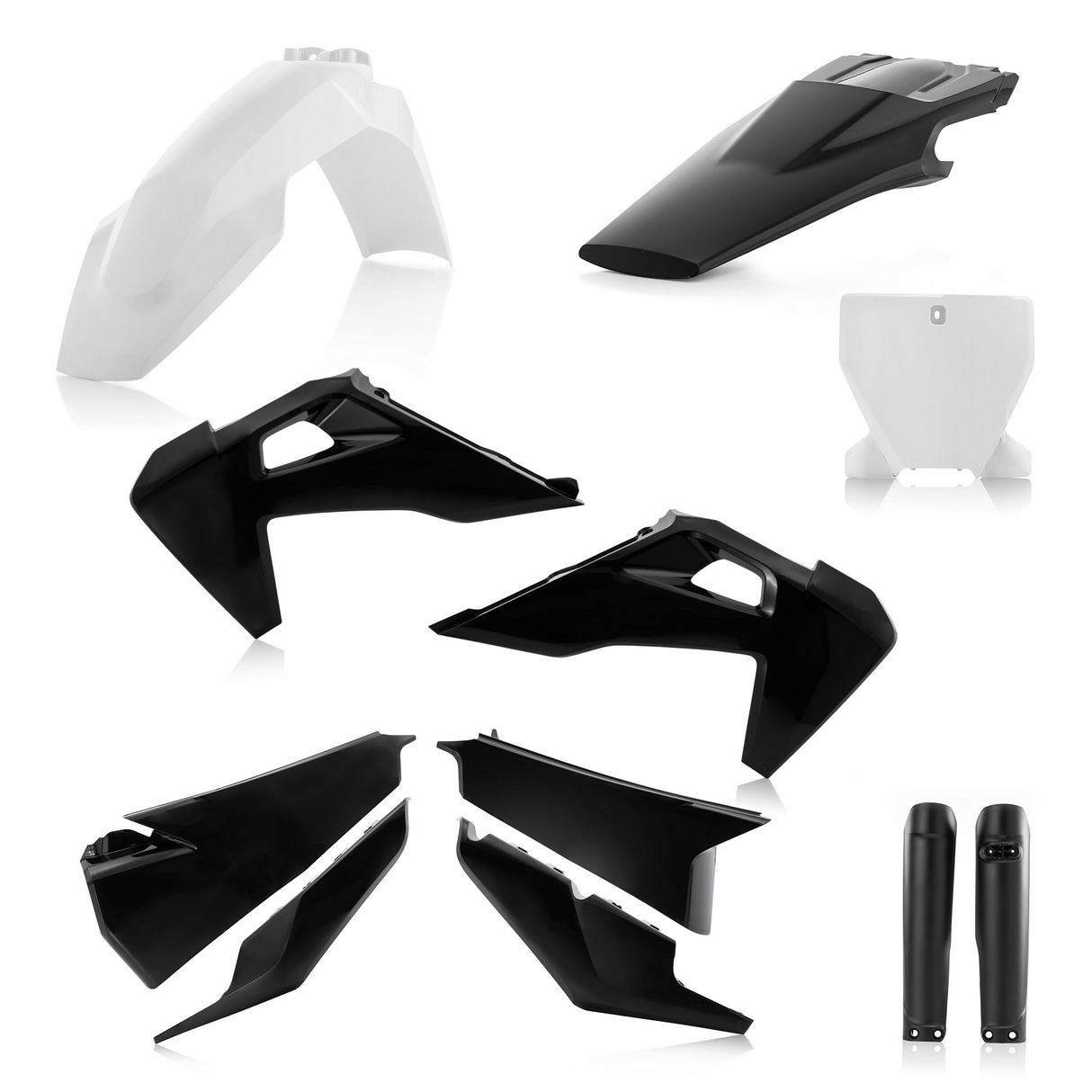 Kit de carrocería de repuesto completo ACERBIS - Blanco/Negro 2726551035