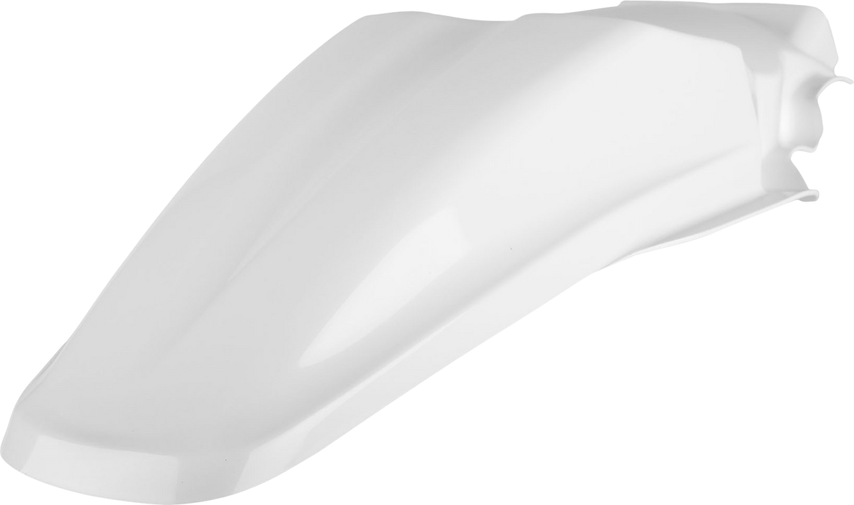 POLISPORT Fender - Rear - White - KX 85/100 8560400011