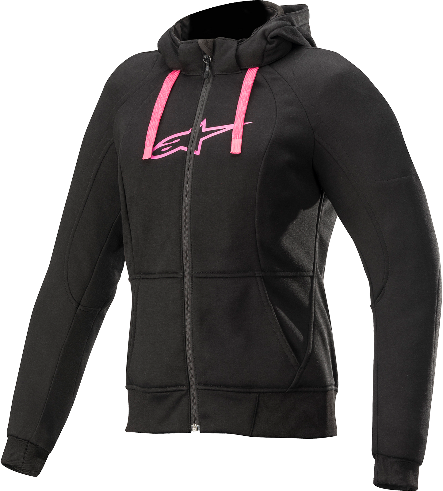 Chaqueta deportiva/sudadera con capucha ALPINESTARS para mujer - Negro/Rosa - Mediano 4210920-1039-M 