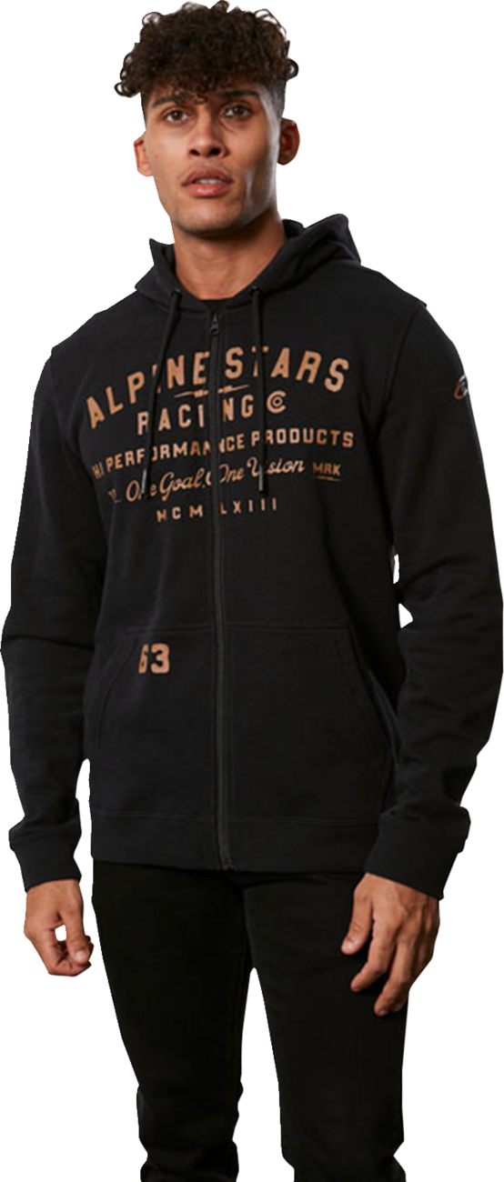 Sudadera con capucha ALPINESTARS Profile - Negro - Grande 12335340010L 