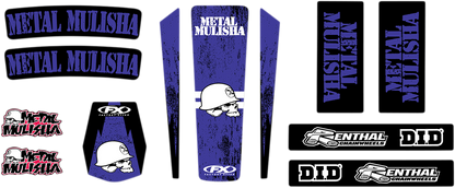 FACTORY EFFEX Graphic Trim Kit - Metal Mulisha - Yamaha 23-50260