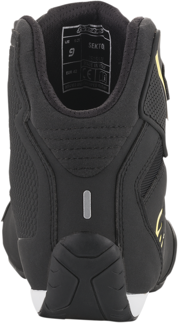 ALPINESTARS Sektor Shoes - Black/Yellow Fluorescent - US 7.5 2515518155-7.5