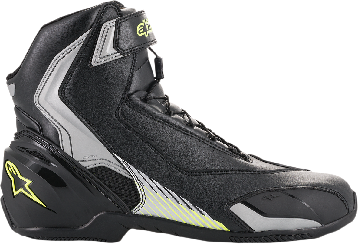 Zapatos de montar ALPINESTARS SP-1 v2 - Negro/Plata/Amarillo - US 6.5 / EU 40 251101815940 