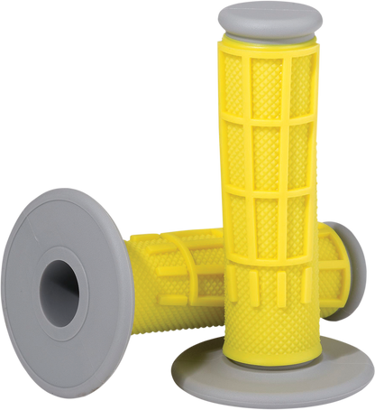 MOOSE RACING Grips - Compound - Half-Waffle - Yellow 1MG2315-YEM