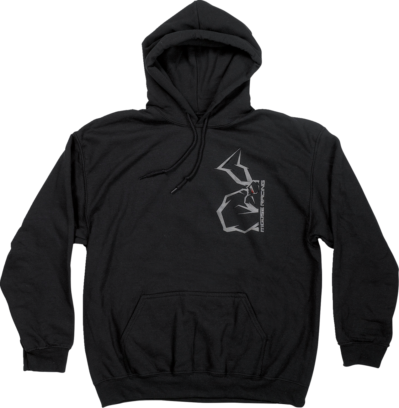 MOOSE RACING Half Agroid Hoodie - Black - Large 3050-6354