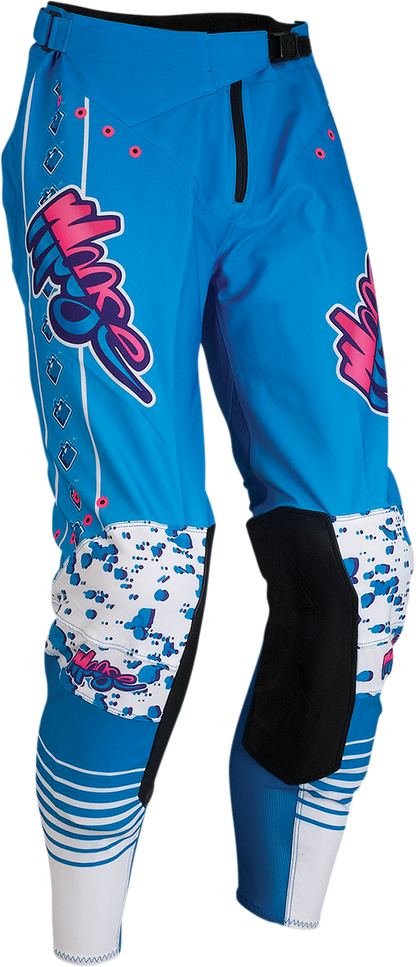 MOOSE RACING Agroid Pants - Blue/Pink/White - 28 2901-9240