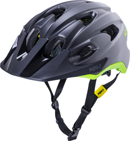 KALI Pace Helmet - Fade - Black/Gray/Fluorescent Yellow - XL/2XL 0221722118