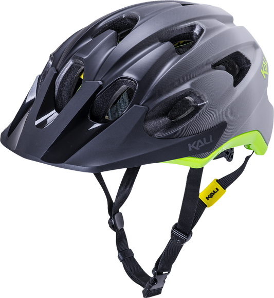 KALI Pace Helmet - Fade - Black/Gray/Fluorescent Yellow - L/XL 0221722117