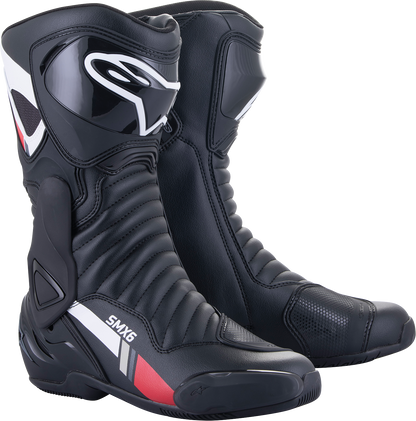 ALPINESTARS SMX-6 v2 Boots - Black/White/Gray - US 6.5 / EU 40 2223017-153-40