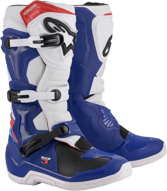 ALPINESTARS Tech 3 Boots - Blue/White - US 12 2013018-723-12