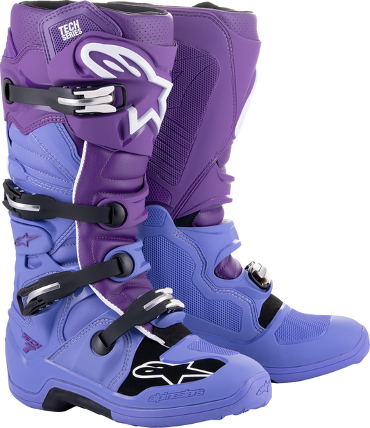 ALPINESTARS Tech 7 Boots - Purple/White - US 7 2012014-334-7