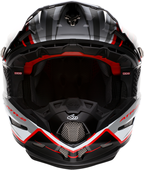 6D ATR-2 Helmet - Phase - White/Red - XL 12-2838