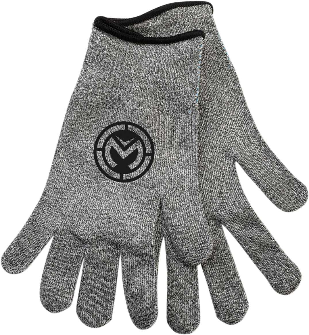 MOOSE RACING Glove Liners - Heather Gray - Large GL201LG3GRY