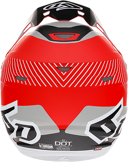 6D ATR-2 Helmet - Fusion - Red - Small 12-2935