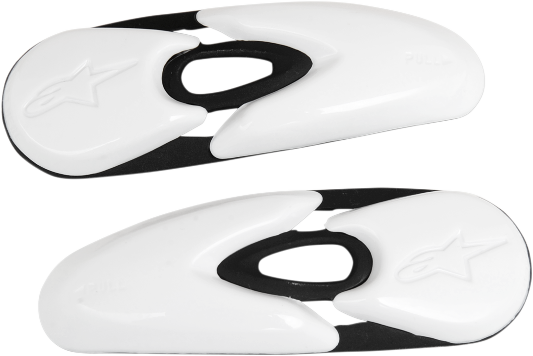 ALPINESTARS Toe Sliders - White 25SLI6-20