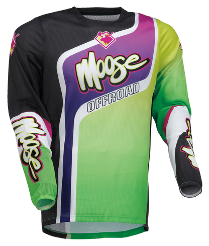 MOOSE RACING Sahara™ Jersey - Purple/Green - Small 2910-7228