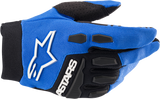 Guantes ALPINESTARS Youth Full Bore - Azul/Negro - Pequeños 3543622-713-S 