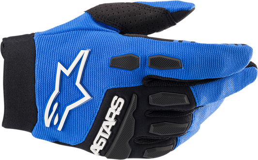 Guantes ALPINESTARS Youth Full Bore - Azul/Negro - Grande 3543622-713-L 