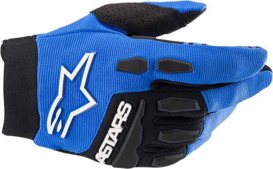 ALPINESTARS Youth Full Bore Gloves - Blue/Black - Medium 3543622-713-M