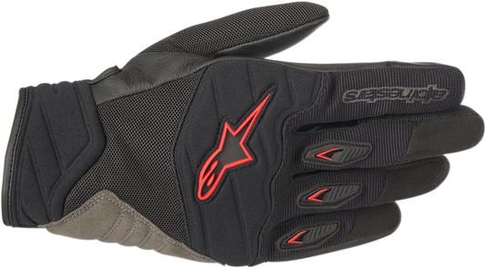 ALPINESTARS Shore Gloves - Black/Red - Medium 3566318-13-M