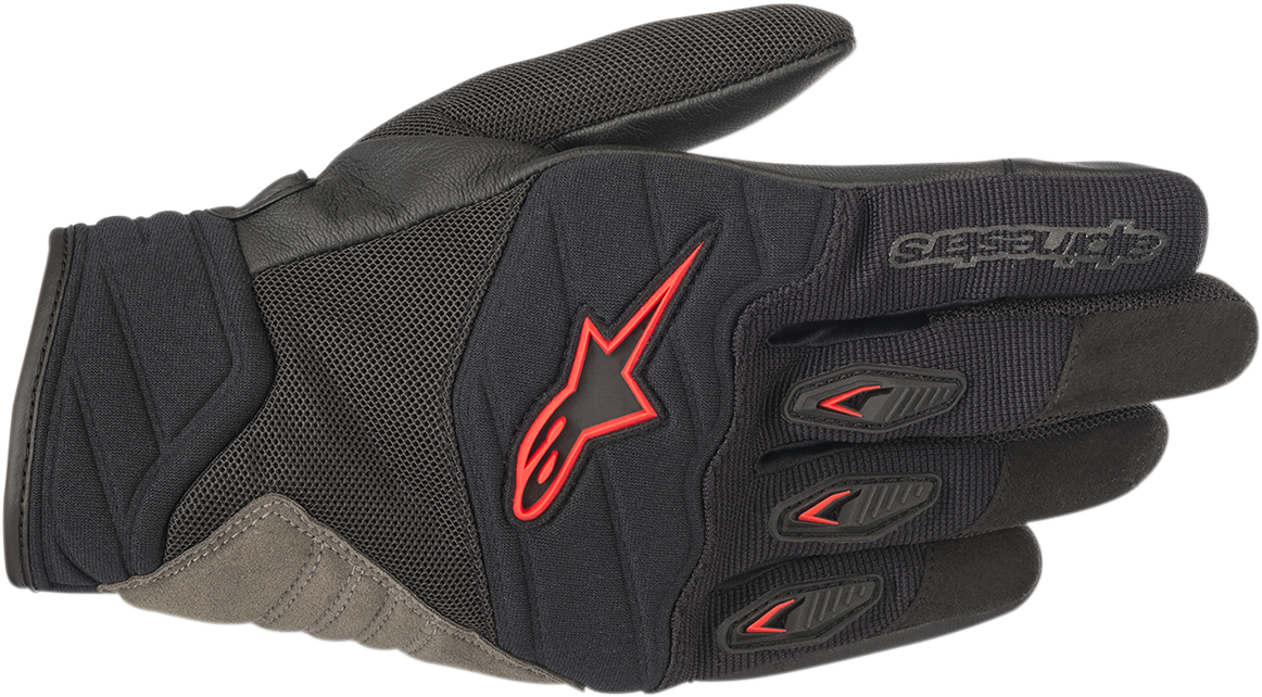 ALPINESTARS Shore Gloves - Black/Red - 2XL 3566318-13-2X