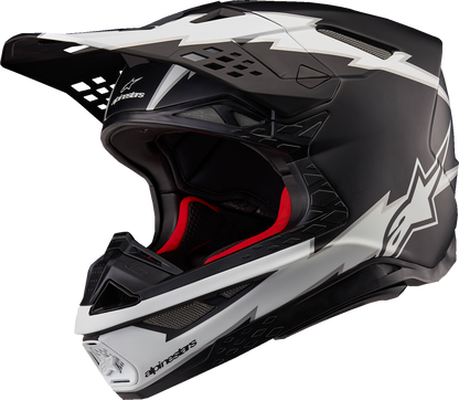 Casco ALPINESTARS Supertech M10 - Ampress - MIPS - Negro mate/Blanco - Grande 8300823-1121-L 