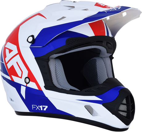 AFX FX-17 Helmet - Aced - Red/White/Blue - 2XL 0110-6483