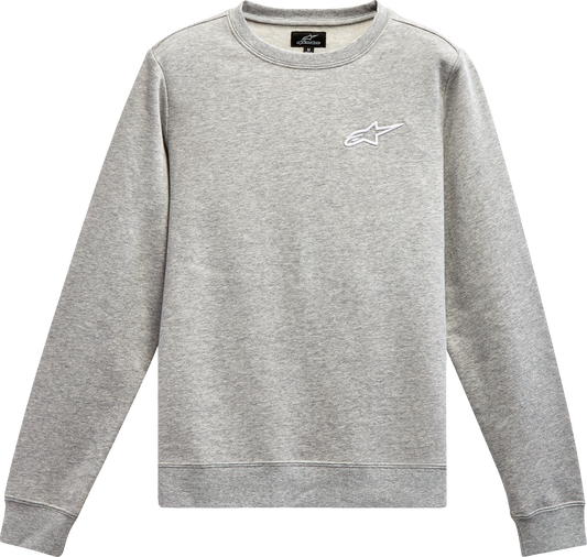 Polar ALPINESTARS Ageless Crew para mujer - Gris jaspeado/Blanco - 2XL 12325182011212X 