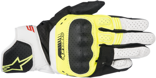 ALPINESTARS SP-5 Gloves - Black/Fluo Yellow/White - Large 3558517-158-L