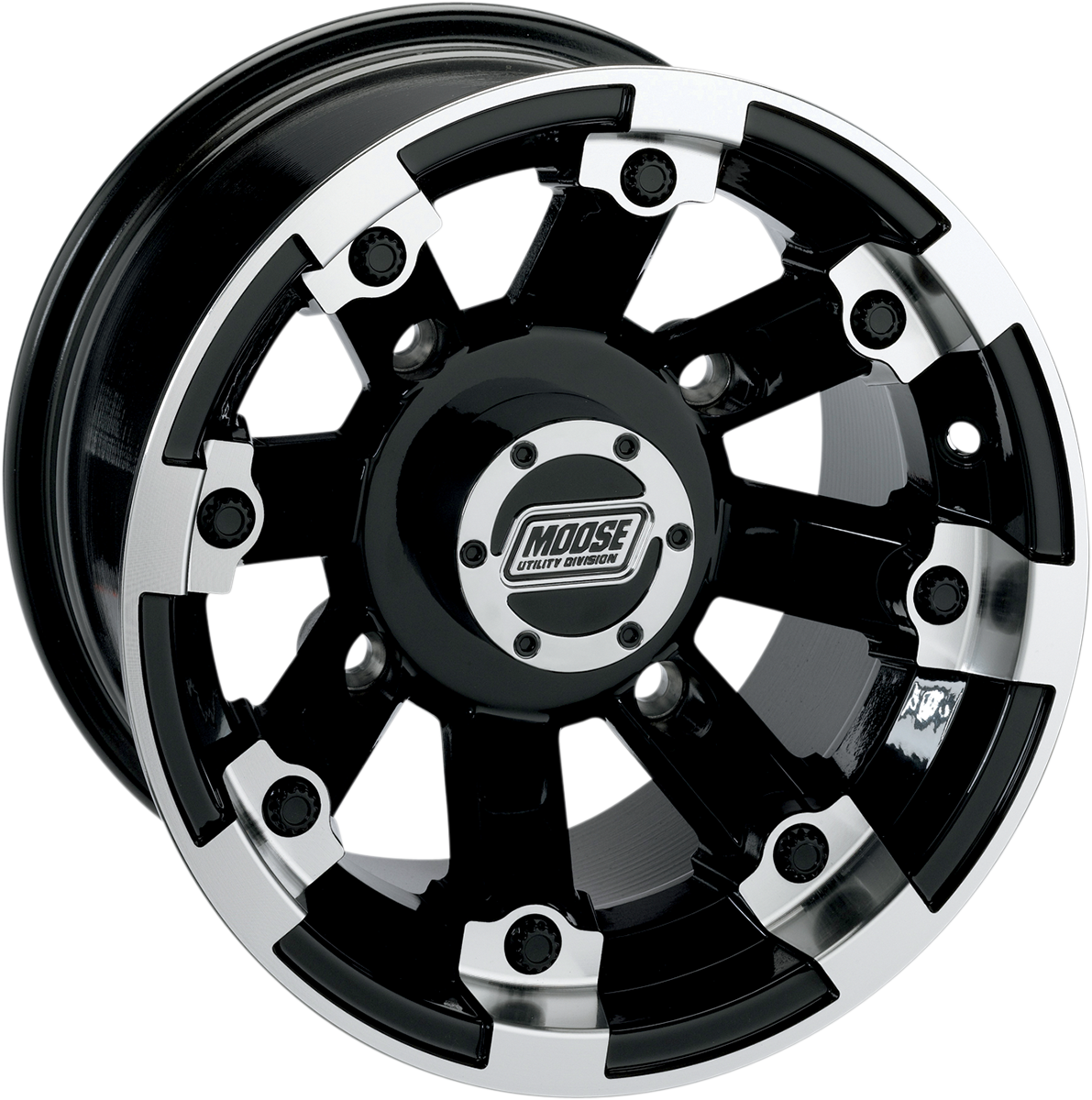 MOOSE UTILITY Wheel - 393X - Front - Black - 12x7 - 4/156 - 4+3 393127156GBML4