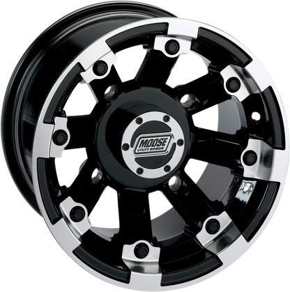 MOOSE UTILITY Wheel - 393X - Front - Black - 14x7 - 4/110 - 4+3 393147110GBML4